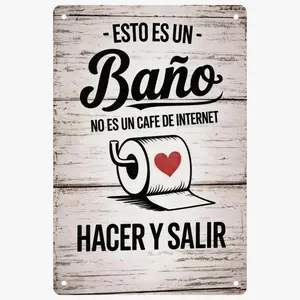 8*12inch,Multipurpose Home,Metaltinsigns,Ideal Outdoor Wall Decoration For Verandas, Garages, Houses, CaféS, Bars, Clubs, Country House Style Artwork, 2D Plane Effect, 2D Flat, Perfect For Room Decor,Wall Decor,TiktokShop,Humor Gift,Home Decor Sign