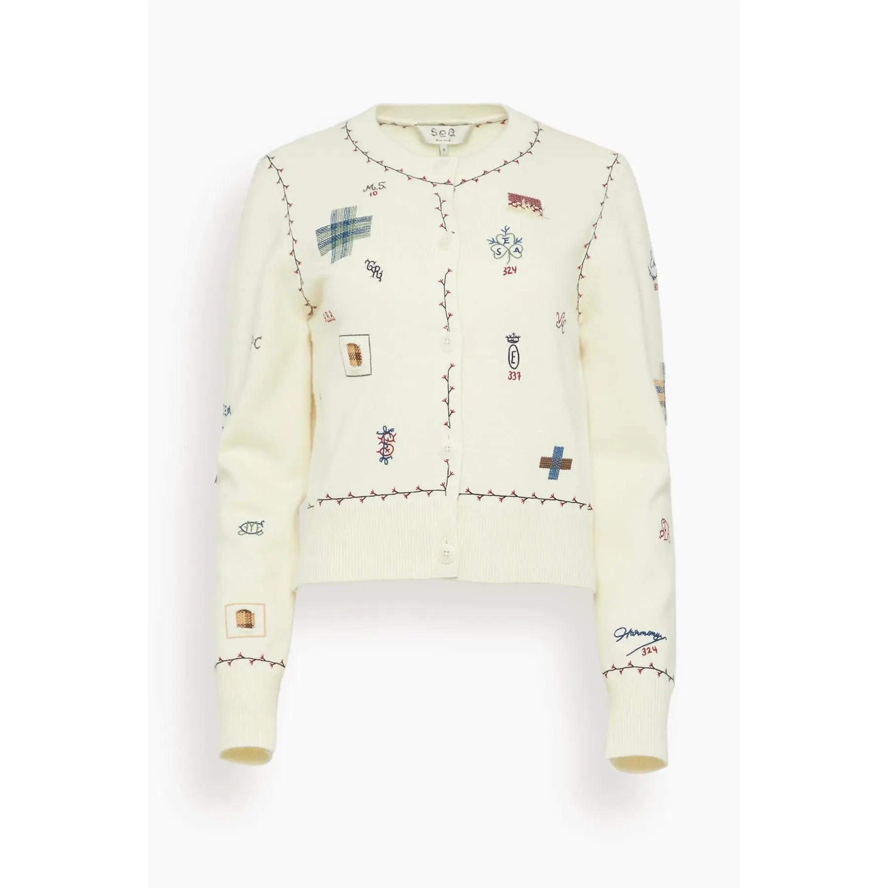 Claira Knit Cardigan in Cream