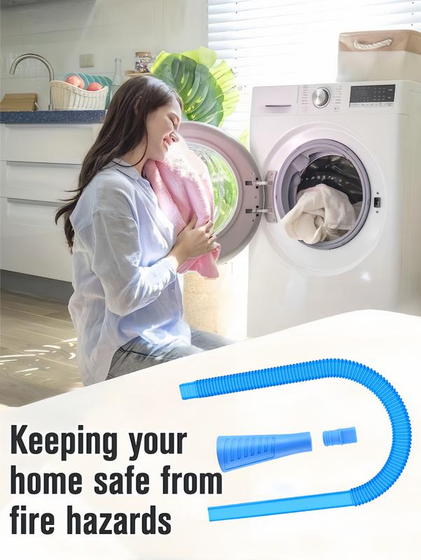 LMMAKE Dryer Vent Cleaner Kit with 3 Suction Settings 44.1 Inch Reach Compatible Vacuum Cleaner Lint Brush & Hose Attachment Universal Connector for Effective Cleaning
