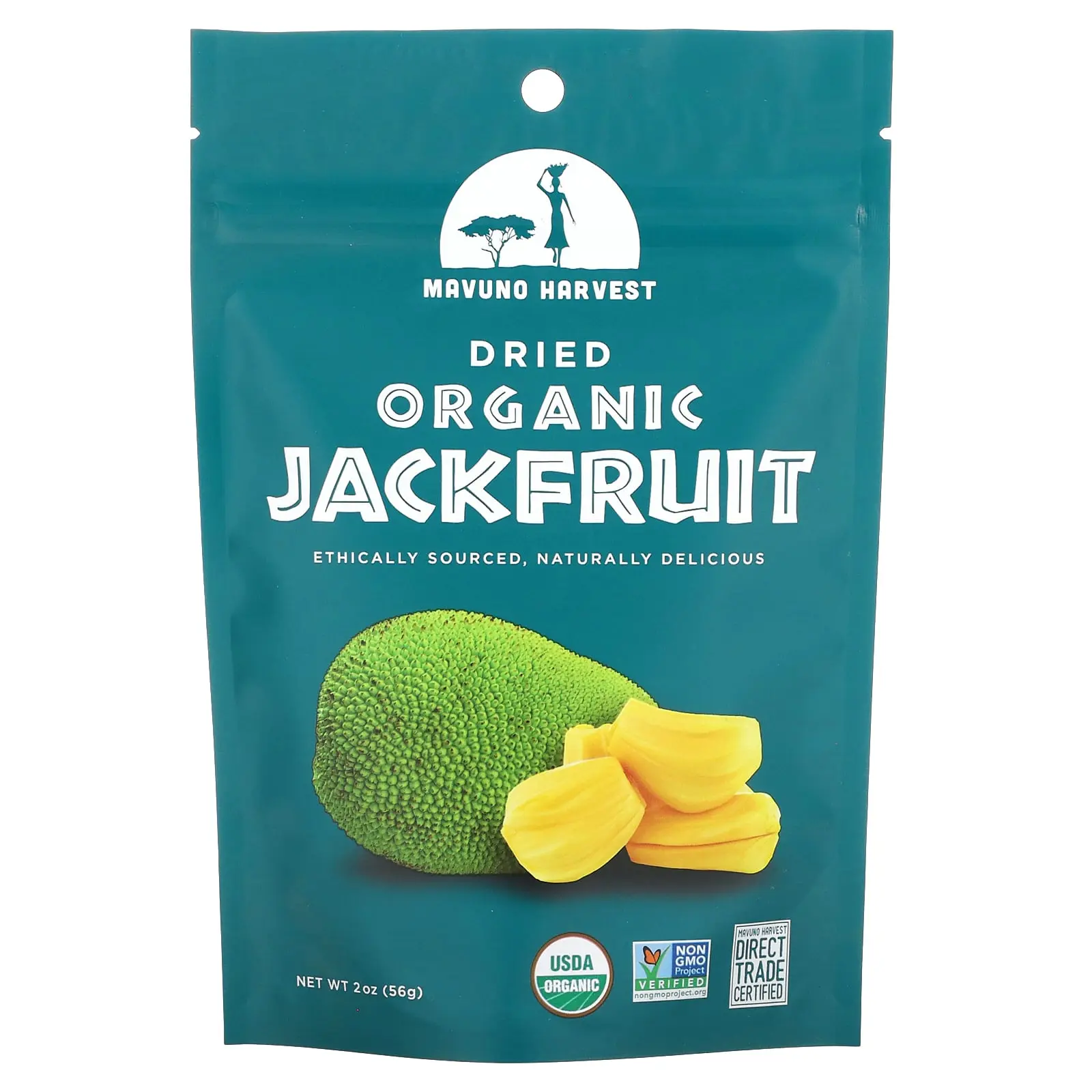 Mavuno Harvest Organic Dried Jackfruit, 2 oz (56 g) Mavuno Harvest Organic Dried Jackfruit, 2 oz (56 g)