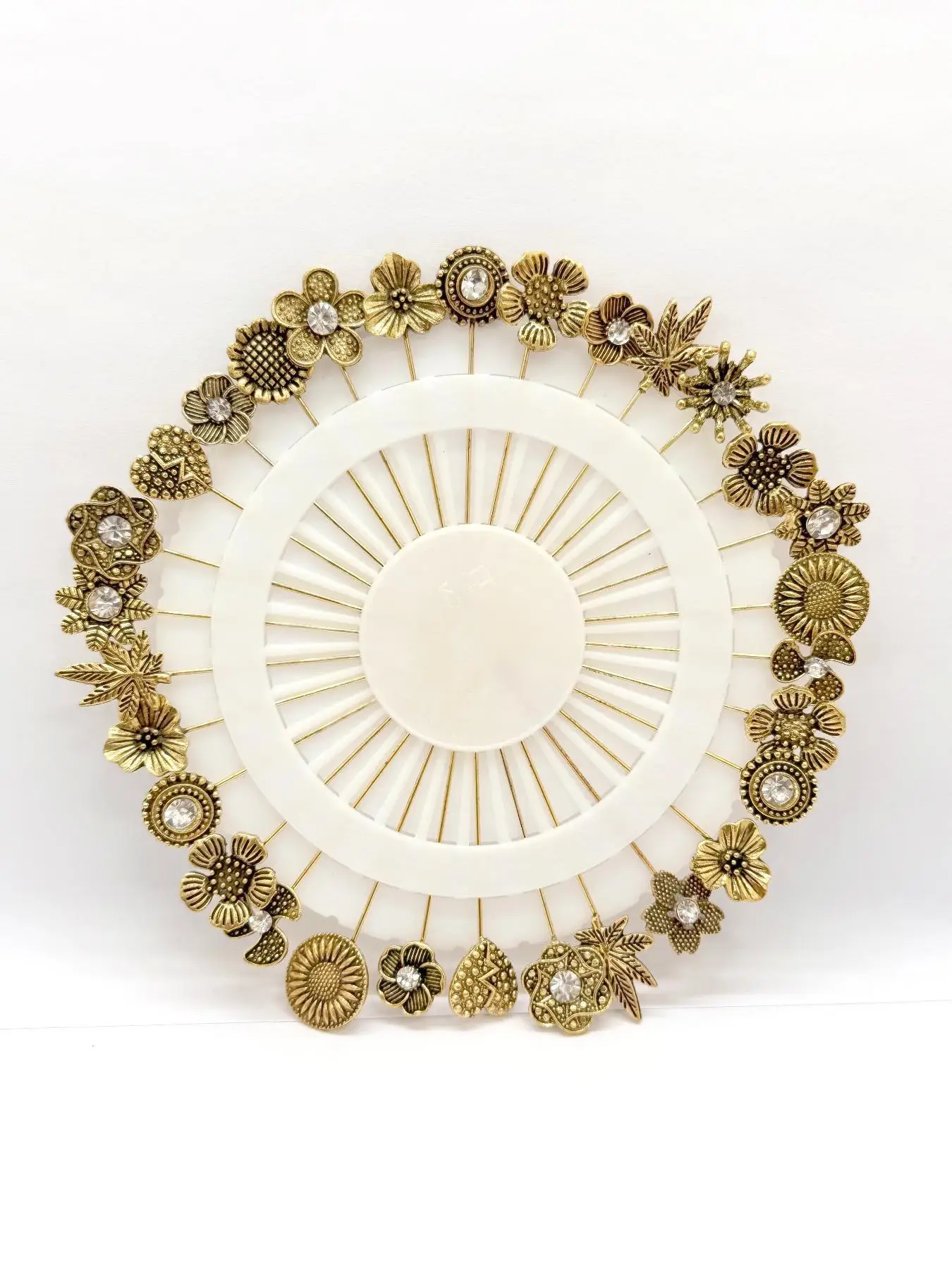 Women's Elegant Large Head Pins, Ladies Scarf Pin Clips, British Style Hat Fasteners, Fashion Accessories for Women