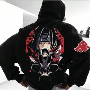 #Naruto #Itachi Unisex Anime Back Print Hoodie, Anime Color Shirt, 2025 Sweatshirt Menswear Top, Anime Lover Gift