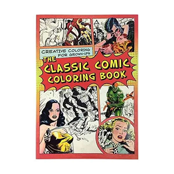 Used Classic Comic Coloring Book - Michael O'Mara, Coloringbooks, Creative Coloring, English, Good, Metro Books (Unknown Publication Details), 1.2 Pounds, 128 Pages