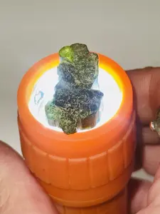 22ct Green Tourmaline Rough Crystal Gemstone Specimen - Lapidary or Faceting