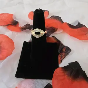 14K Laminated Gold Geometric Ring