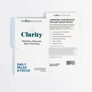 Body Focus Booster Patches | Your body’s own electrical current is boosted with care after being applied to the skin| No Drugs | No Ingrediants | Body Care Daily