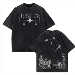 Hiromi Higuruma Jujutsu Kaisen T Shirt Men Anime Vintage Washed T-Shirt Summer Short Sleeve Cotton Tees Tops Streetwear graphic good