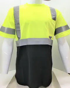 FX Class 3 High Visibilty Yellow Short sleeve safety shirt FX Class 3 High Visibilty Yellow Short sleeve safety shirt