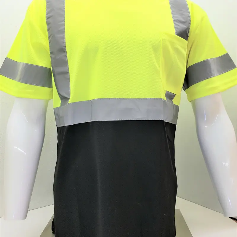 FX Class 3 High Visibilty Yellow Short sleeve safety shirt