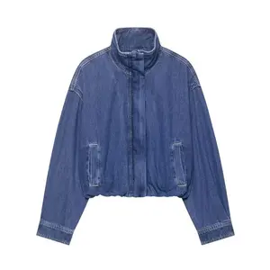 2025 New Fashionable and Elegant Women's Denim Jacket Womenswear Coats
