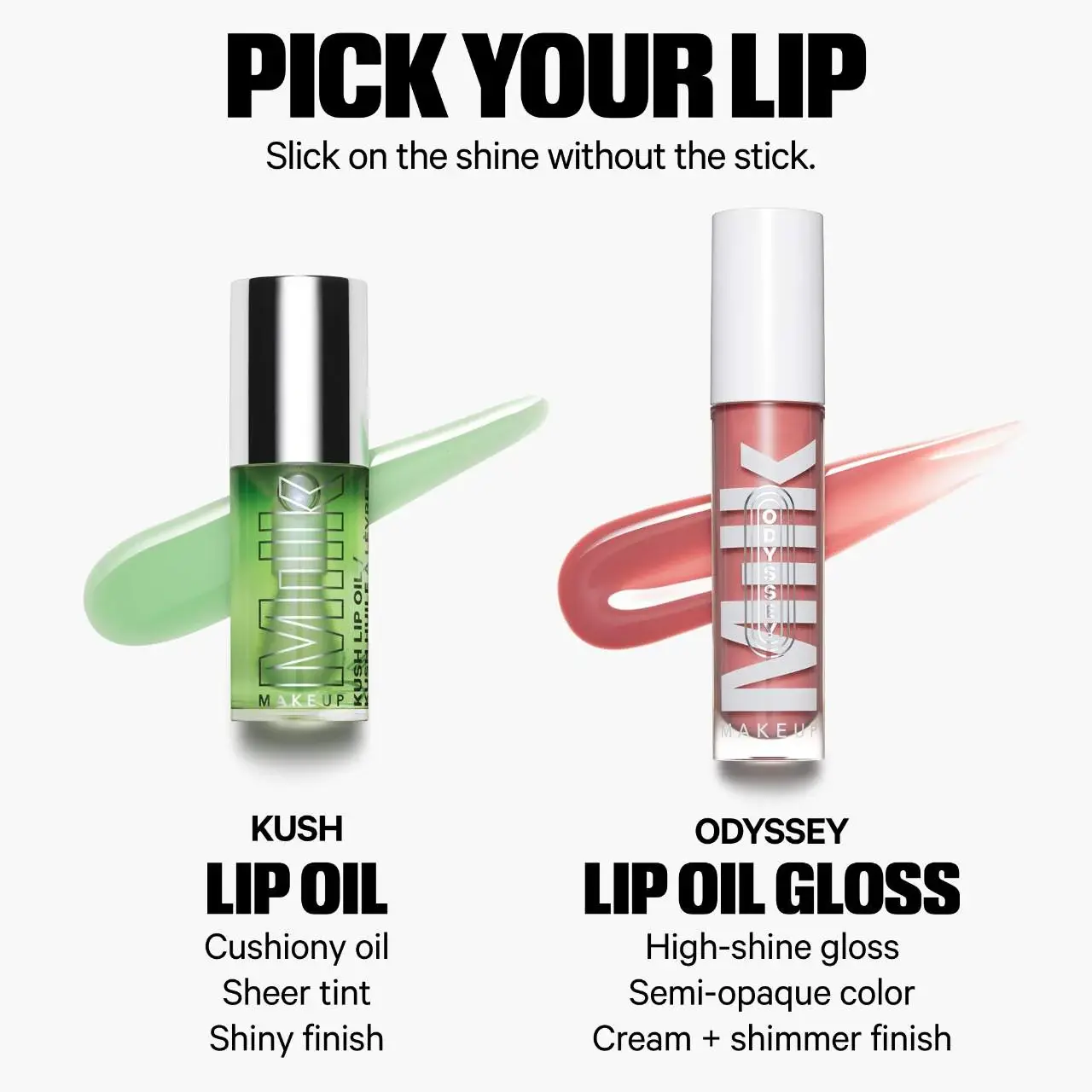 Milk Makeup KUSH Lip Oil, Sheer Hydrating Lip Oil with Hemp Seed, Non-Sticky Shine, Soft & Smooth Finish, Vegan & Clean Formula, 0.18 fl oz Milk Makeup KUSH Lip Oil, Sheer Hydrating Lip Oil with Hemp Seed, Non-Sticky Shine, Soft & Smooth Finish, Vegan & Clean Formula, 0.18 fl oz