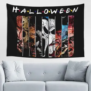 Halloween horror movie character wall hanging suitable for living room bedroom dormitory home decoration tapestry (30x40) Gift Wedding