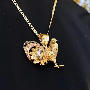 Rooster Chain 24" Pendant Necklace Jewelry Elegance for Mens