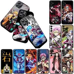 Transparent Soft Shell Akaza Daki Gyutaro Demon Slayer Phone Cover For Apple IPhone 16 XS 11 15 Pro Max 7 8 XR X 16E ProMax + 16+ 15+ Flexible Case IPhone 16 Case Premium Phone Case Deals For You Premium Phone Case Deals For You