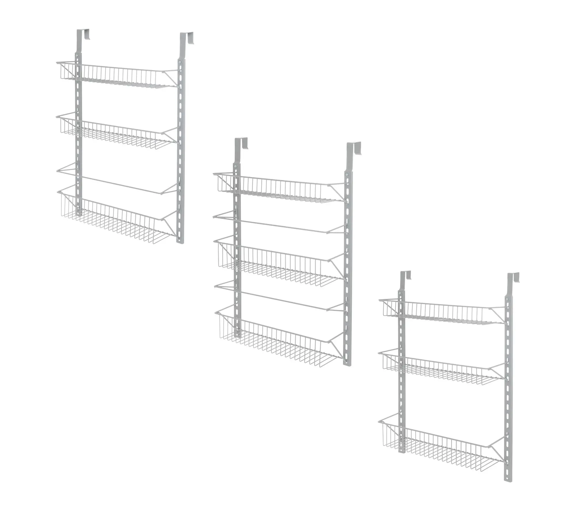 Home-Complete Over the Door Organizer Hanging Wall Rack