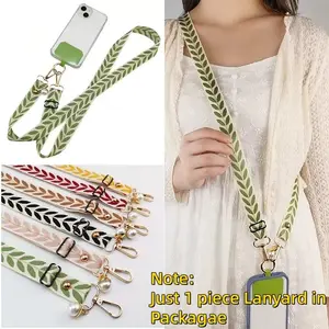 Adjustable Long Phone Strap with Imitation Pearl Pendant, Safety Anti-Lost Crossbody Belt, Stylish Mobile Accessory for Women, Phone Sling, Phone Lanyard