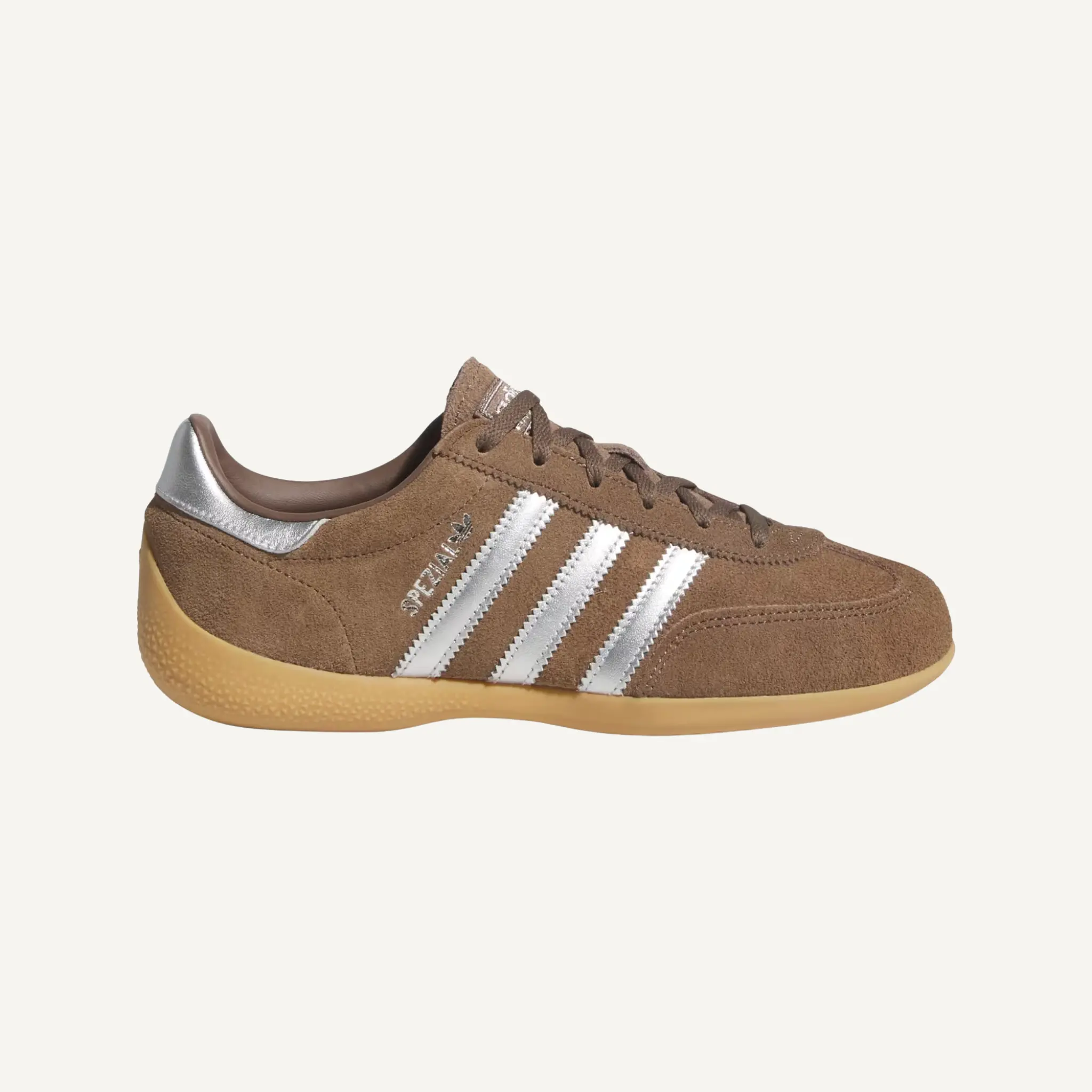 Adidas Originals Women's Brown/Silver Handball Spezial Lo Pro Sneakers, KI3519