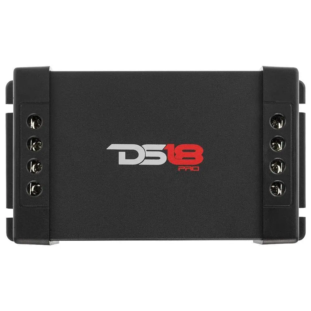 DS18 DS-PRO-CFX 2-Way Passive Car Audio Crossover - Steel Connectors, Easy Install, Compact, 0~-6dB Tweeter Gain, 1x Input, 1x High/1x Mid-Range Outputs, 3.5kHz @4 Ohms, 6.3in/160mm, Filter Sound, for Custom Cars, Automotive Electronics Accessory