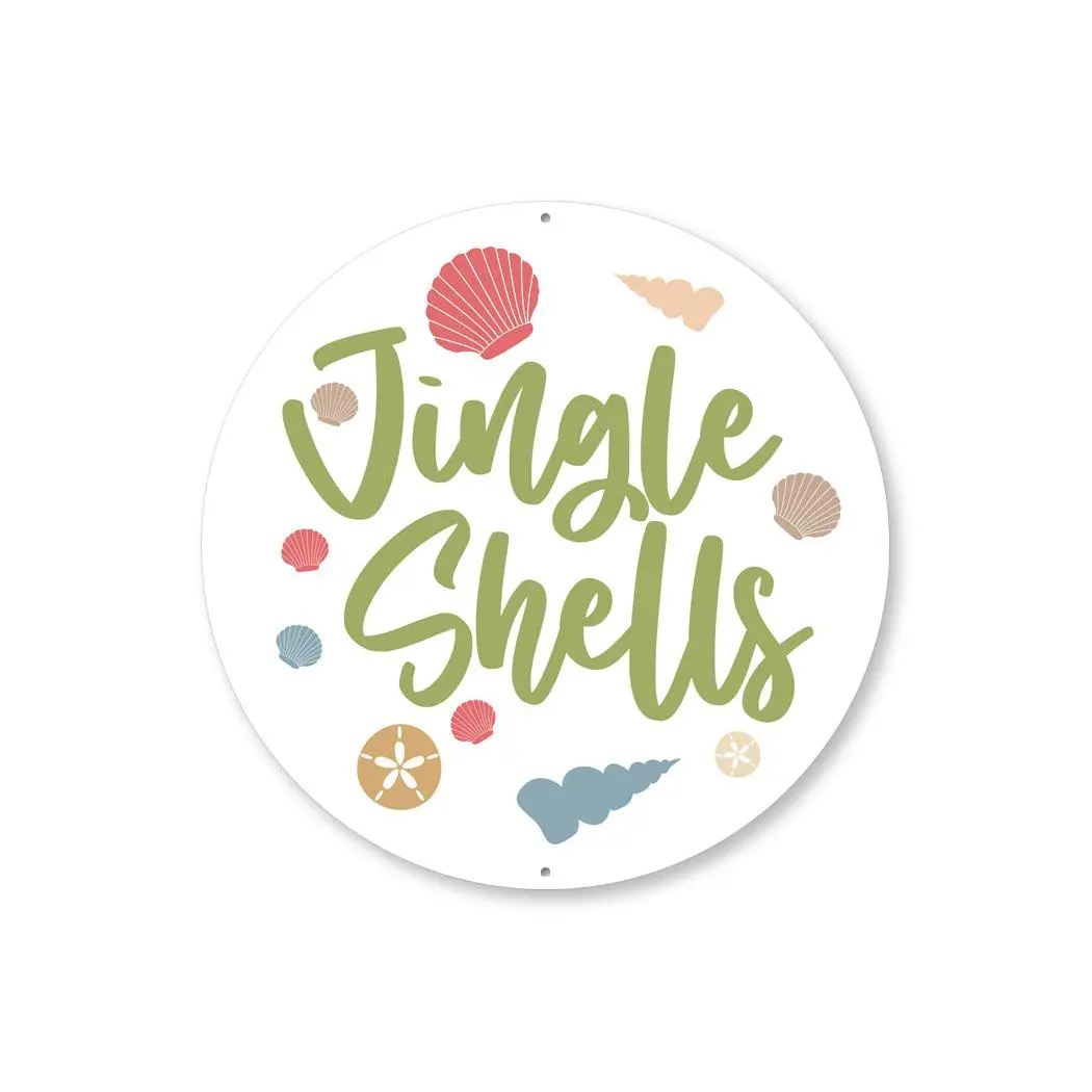Jingle Shells Circle Sign