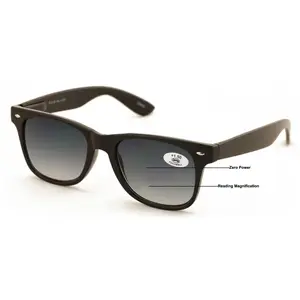 Classic Progressive Bifocal Reading SunGlasses - No Line or Bubble Reader