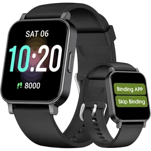 Smart Watch Senior Friendly No App/Phone Required,Pedometer Waterproof Fitness Tracker Watch with Step Counter Calories/Sleep Tracker for Walking Running for Men Women