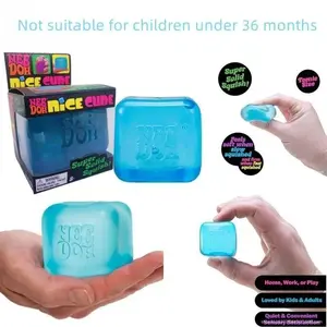 Hot Stress Relief Sensory Toy,  Nice Cube Squeeze Plaything, Ice Candy Block Design, Ideal For Anxiety & Stress Management