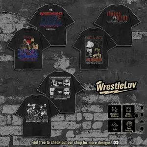 Wrestlemania 42 Cody Rhodes Randy Orton CM Punk Roman Reigns Washed Tee, Cotton Shirt, WWE Attitude Era Streetwear Top for Bold Festival Looks