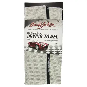 Barrett-Jackson Microfiber Waffle Weave XXL Drying Towel 420gsm 24" x 36"