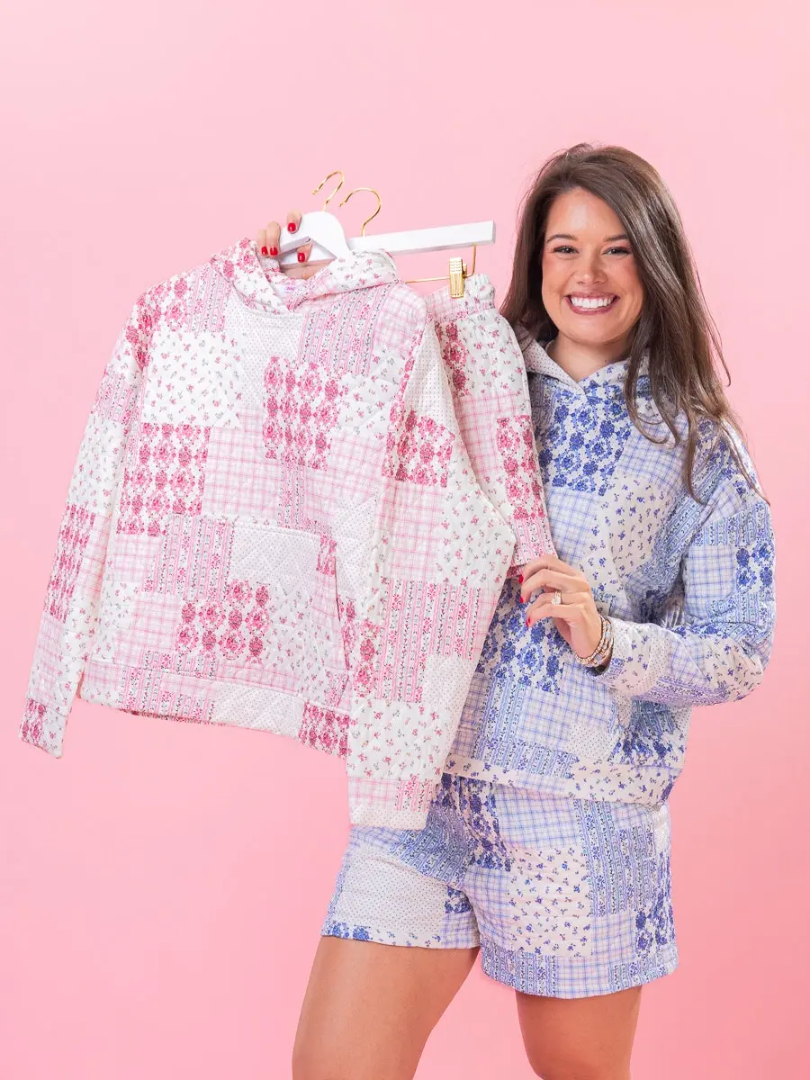 Quilted Hoodie & Short Set by DD Design | S-3XL Quilted Hoodie & Short Set by DD Design | S-3XL