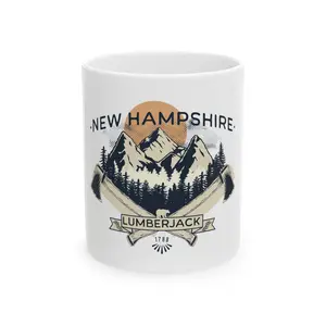 New Hampshire Lumberjack: Ceramic Mug, (11oz, 15oz)