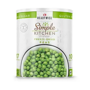 ReadyWise Simple Kitchen Freeze-Dried Peas - 17 Serving Can