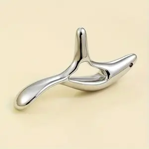 Travel pillow [Metal Triangle Massager] Metal Triangle Sparrow Massager | Durable Muscle Pressing Stick, Body Massage Tool | Sleek Metallic Finish, Precise Massage Tool, Personal Massager for Full Body, Face, Shoulder, Neck, and Foot Massag