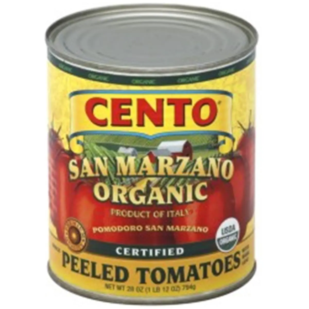 212 MAIN Organic Peeled San Marzano Tomatoes, 28oz Can, Pack of 6