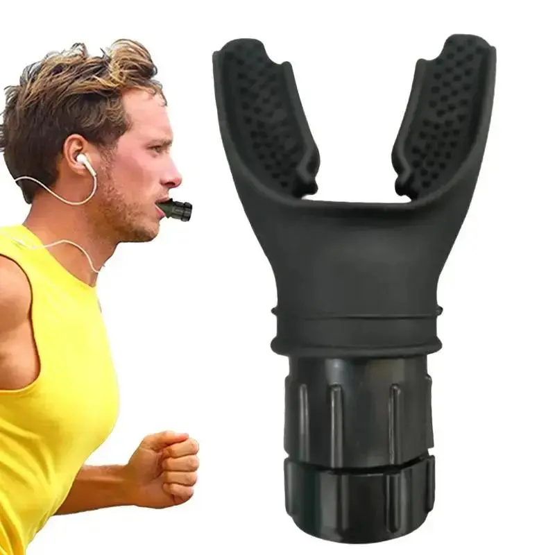 Adjustable Resistance Oral Muscle Trainer, Portable Breathing Trainer, Running Fitness Training Equipment for Men & Women, Home Training Equipment