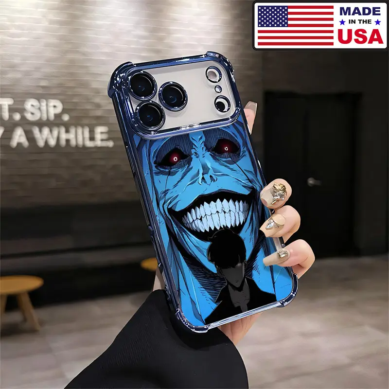 Solo Leveling Igris Sung Jin-Woo Patterned Customized Silicone Phone Cover, Soft TPU Shockproof Protector with Drop-Proof Corners for iPhone 17/16/15/14/13/12 Plus Pro Max Ultra & Samsung 22/23/24/25 Devices, Vintage Fashion Accessory