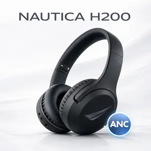 Nautica URBAN H200 Bluetooth Stereo Headphones ANC Over-Ear Design 40mm Drivers 20 Hours Battery Life Foldable Travel-Ready