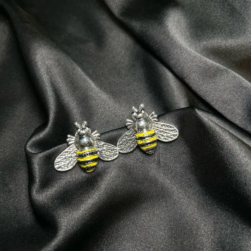 Aretes MAXI abejas 925