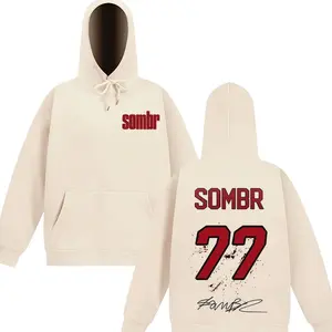 Sombr The Late Nights & Young Romance Tour 2025 Hoodie Men Women Long-sleeved Loose Casual AestheticSweatshirt Hip-hop Pullover 3CU