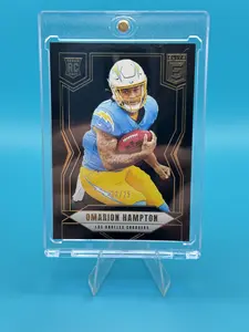 2025 Donruss Elite #132 Omarion Hampton Black #/25