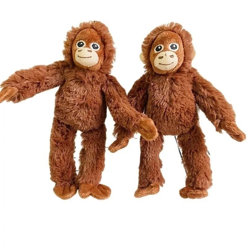 20cm Cute Little Monkey Pendant Plush Doll Animal Hanging Plushies Doll Bag Pendant Soft Stuffed Backpack Keychain Plush Dolls