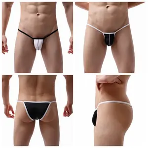2026 Men’s Sexy Nylon Swim Trunks - Low-Rise Briefs Fashion Swimwear