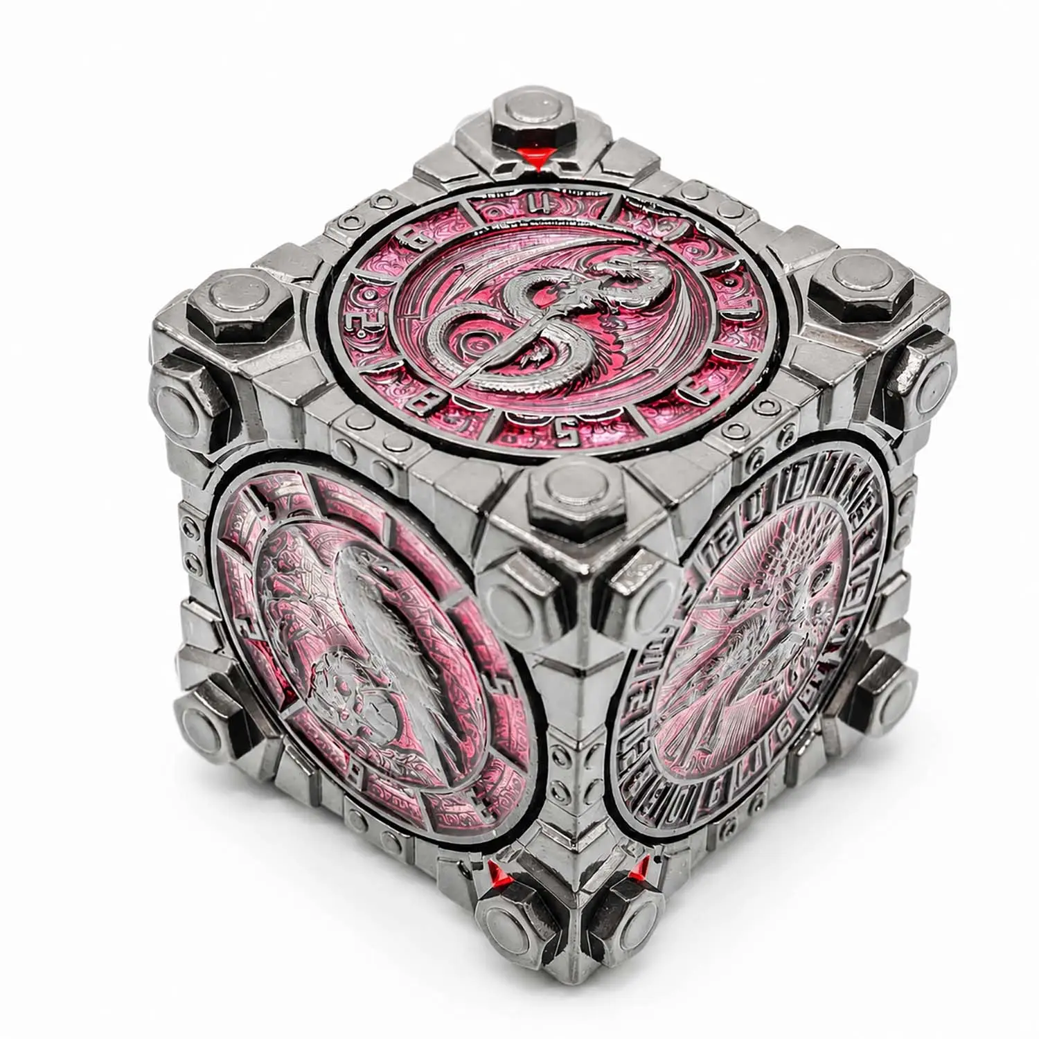 New 7-in-1 Six-Sided Rotating Dice Set, Multi-Functional Tabletop Game Dice for Dungeons & Dragons, Cthulhu Mythos, Call of Cthulhu & RPG Board Games