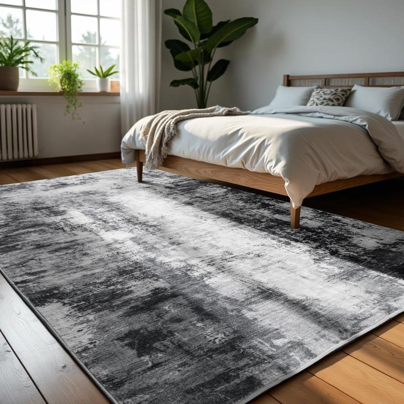 Abstract Faux Cashmere Area Rug, Washable Rug With Non-Slip Backing, Low Pile Area Rug Carpet For Living Room Bedroom Dining Room, Grey, Khaki, Blue, 4x6, 5x7, 6x9, 8x10, 9x12 Feet Abstract Faux Cashmere Area Rug, Washable Rug With Non-Slip Backing, Low Pile Area Rug Carpet For Living Room Bedroom Dining Room, Grey, Khaki, Blue, 4x6, 5x7, 6x9, 8x10, 9x12 Feet