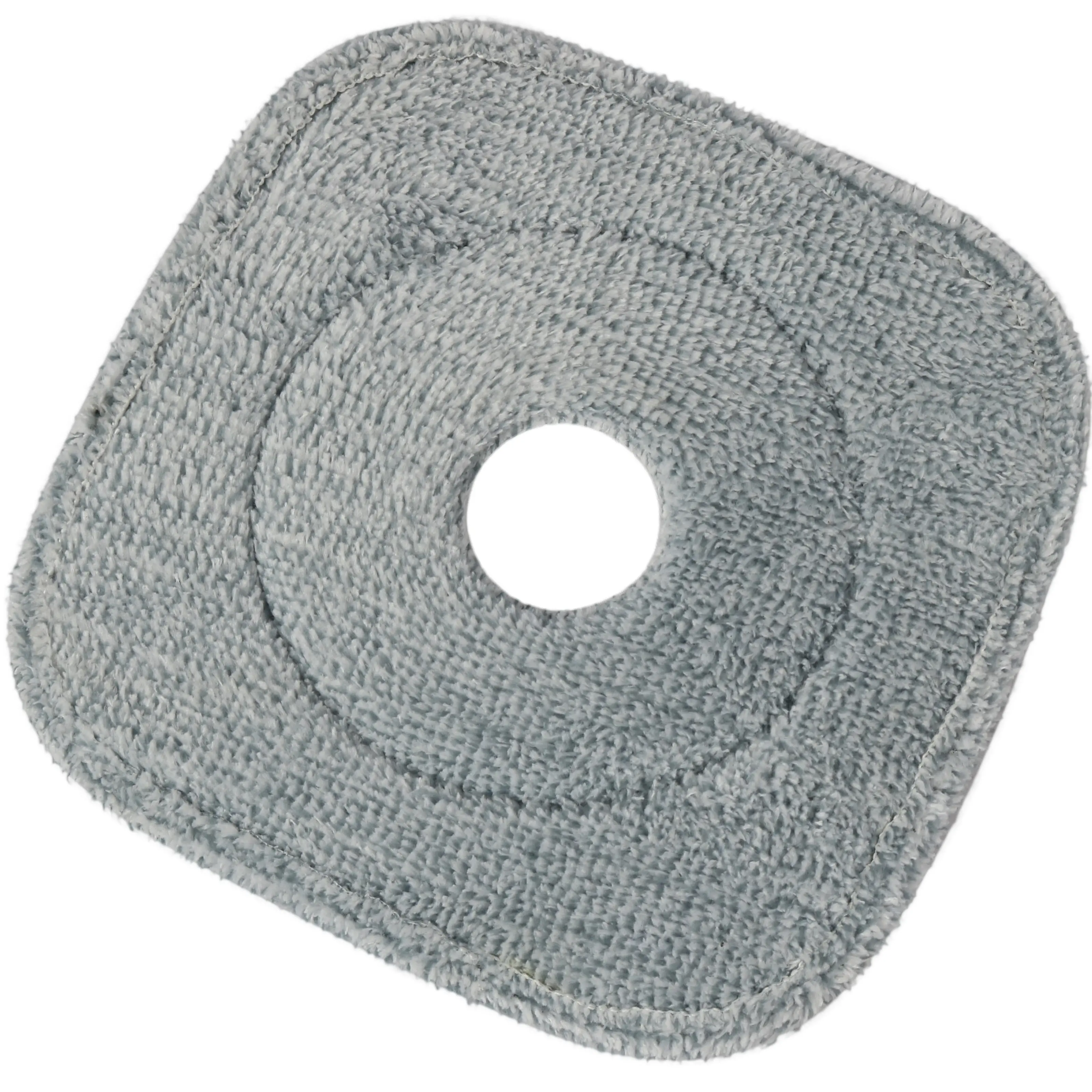 True & Tidy Reusable Square Microfiber Mop Pad Packs for Mop and Bucket System, 9" x 9", Machine Washable Cleaning Accessory
