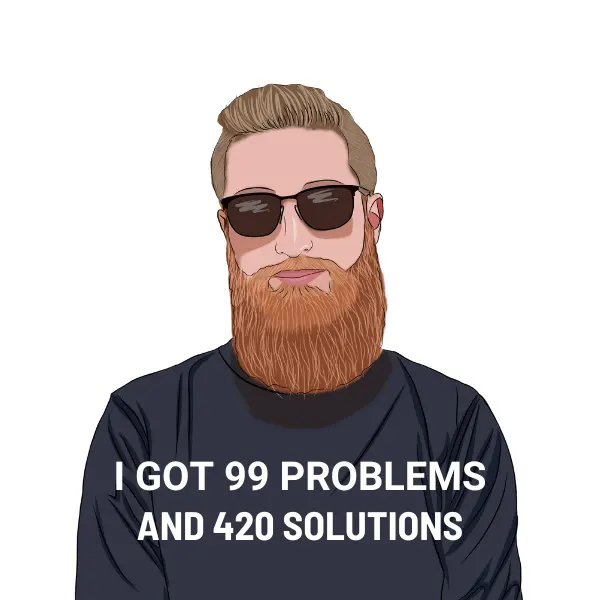 99 Problems Weed Sticker