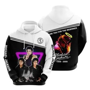 MJ King of Pop 3D Hoodie – Michael Jackson Fan Gift Streetwear