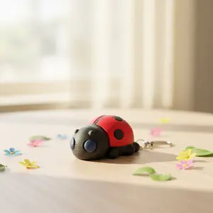 Baby Ladybug Keychain
