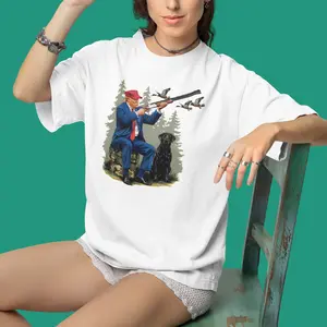 Duck Hunting Trump T-Shirt, Camo Hunting Shirt, Trump Duck Hunting Shirt, Trump Lover Gift, Huntings Season Shirts, Labrador Trumps Shirts