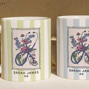 Personalized Nurse Mug Gift, Custom RN Mug, Nurse Appreciation Gift, Nicu Er Lpn Cna Nurse Cup, Custom Name Doctor Mug, Nursing Student Grad