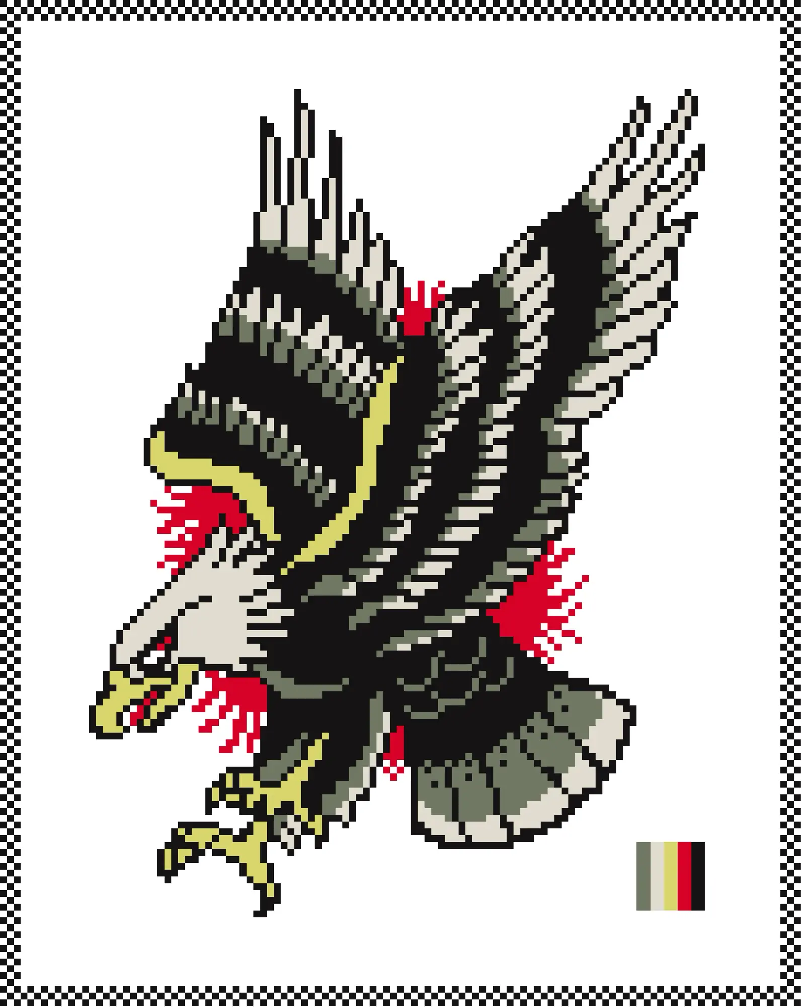 Traditional Eagle Cross Stitch Tapestry Kit